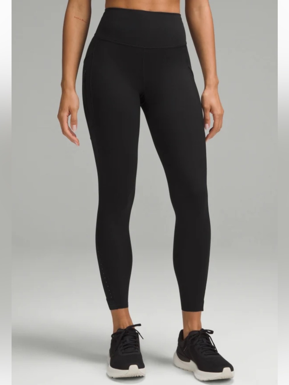 Lululemon Fast and Free High Rise 25” Leggings Black Size 14